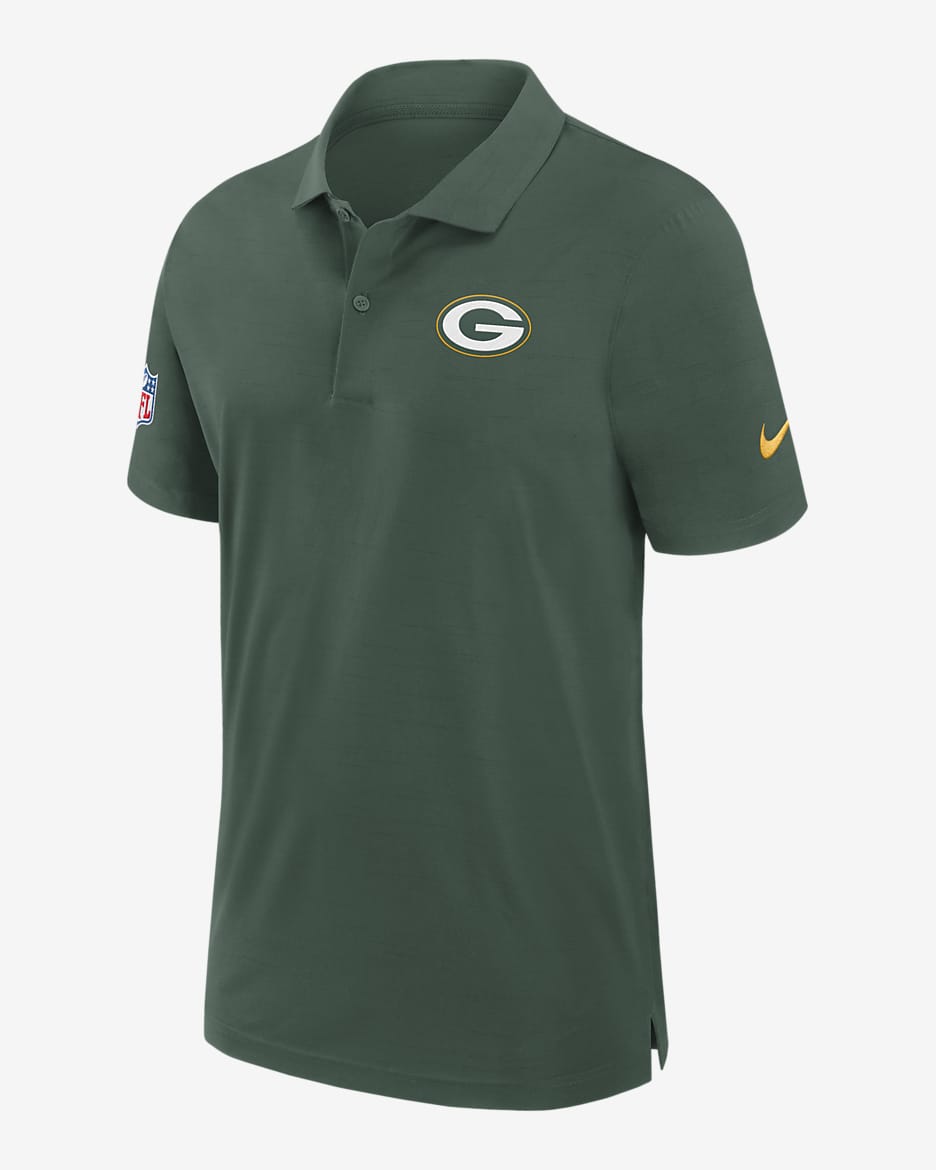 Green Bay Packers Sideline Men s Nike Dri FIT NFL Polo